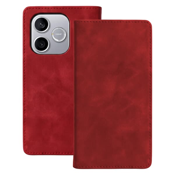 Smart Suede fodral för Honor 600 lite maroon