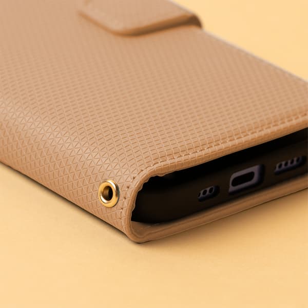Smart Triangle-fodral för Honor 600 lite brun