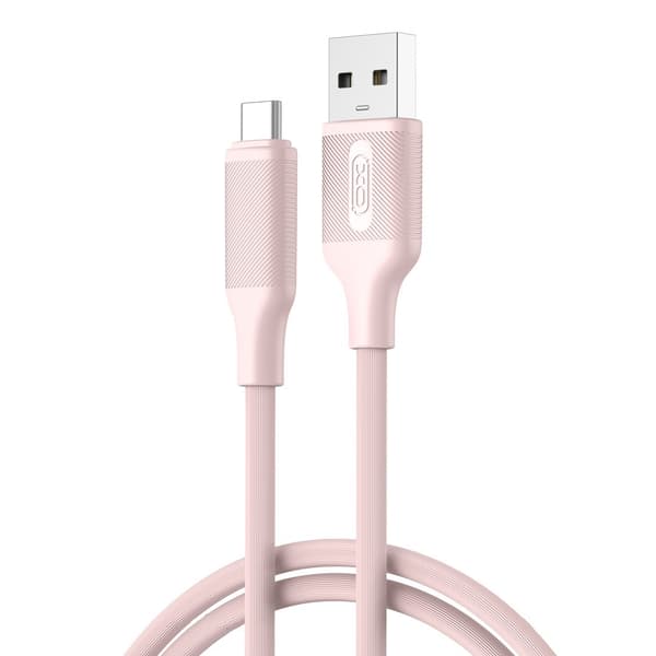 XO-kabel NB265 USB - USB-C 1,0m 3A rosa