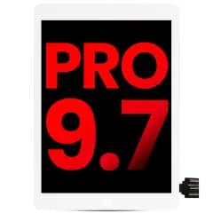 LCD-enhet med digitizer för iPad Pro 9.7\" (2016) (Eftermarknad Plus) (Vit)