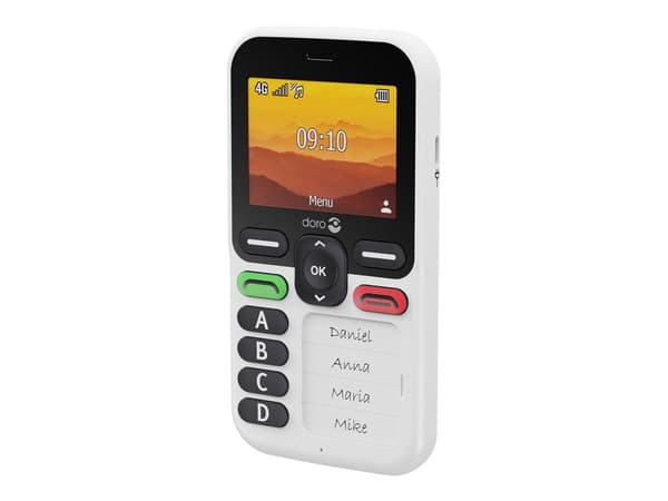 DORO Leva X10 2.4 128MB svart/vit