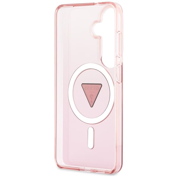 Guess fodral IML Gradient Triangle MagSafe för Samsung Galaxy S26 rosa rosa