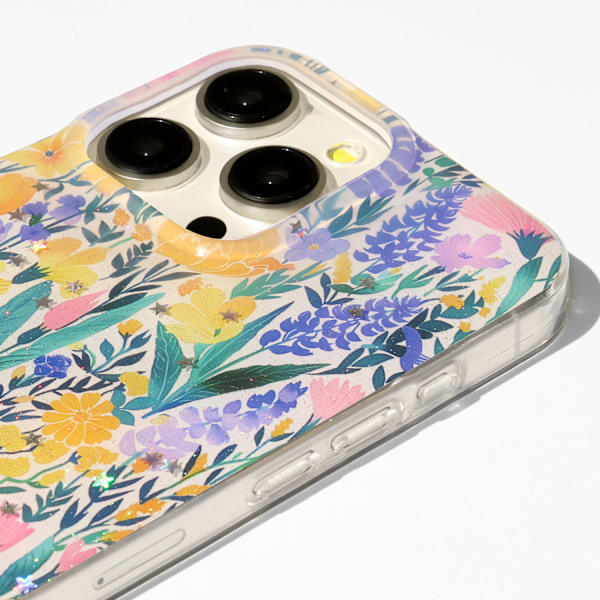 Glow Glam-fodral för iPhone 15 Pro 6,1\" rustik