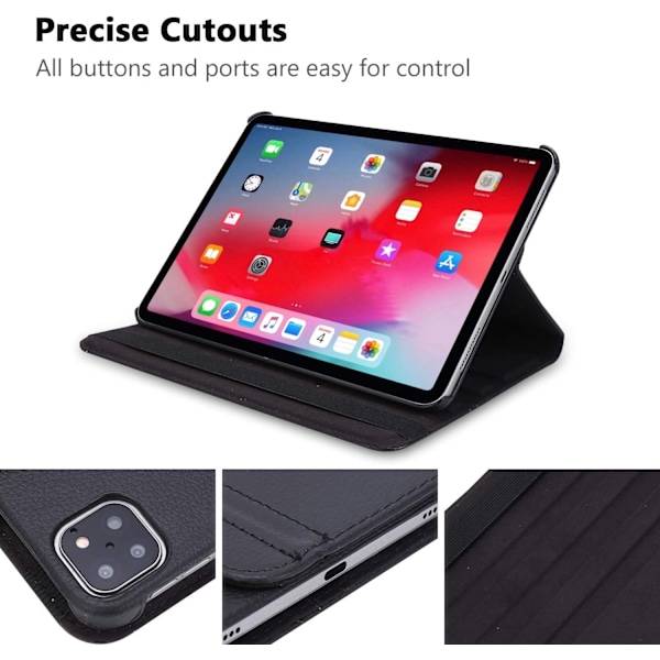 roterandefodral  för iPad air 10.9 (2020)svart svart