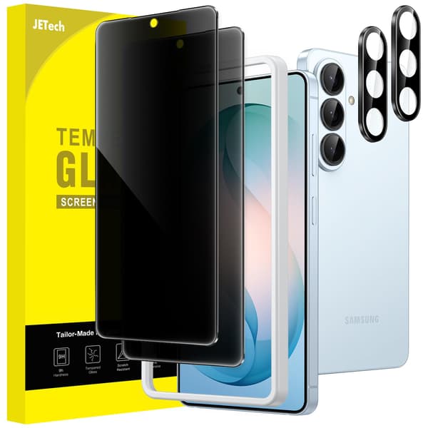 Härdat glas Sekretess för Samsung Galaxy S26 Plus fingeravtryckskompatibel