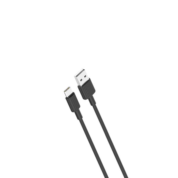 XO-kabel NB156 USB - USB-C 1,0 m 2,4A svart