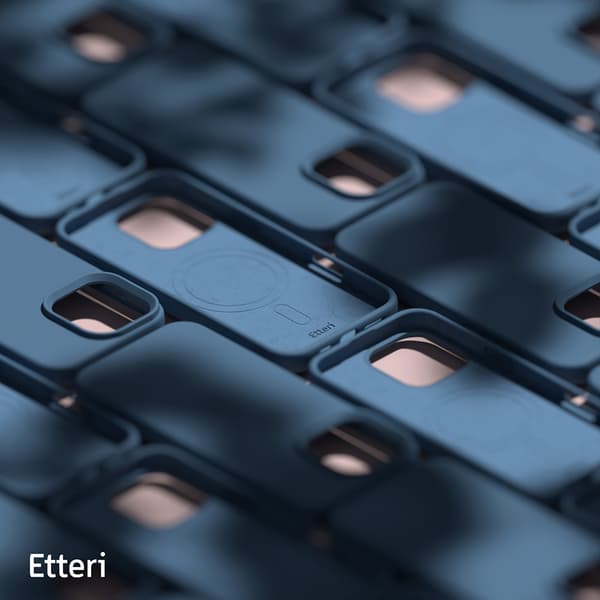 Etteri Silikon Mag-skal till iPhone 16 Pro 6,3\" mörkblå