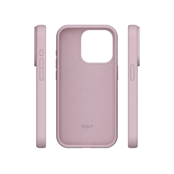 Etteri Silikonskal till iPhone 15 Pro Max 6,7\" ljusrosa