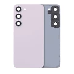 Baksidesglas med kameralins för Samsung Galaxy S23 5G (ingen logotyp) (eftermarknad plus) (lavendel) lila