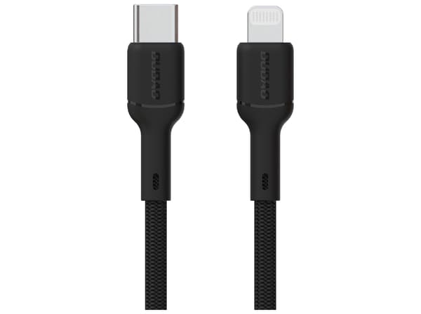 Dudao L9X USB-C to Lightning 2m svart svart