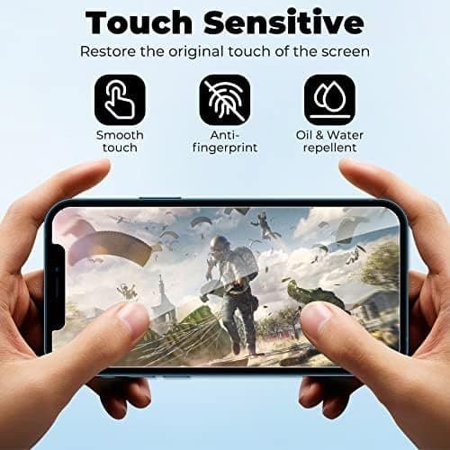 2-pack sekretessskärmskydd för iPhone 12/12 Pro transparent