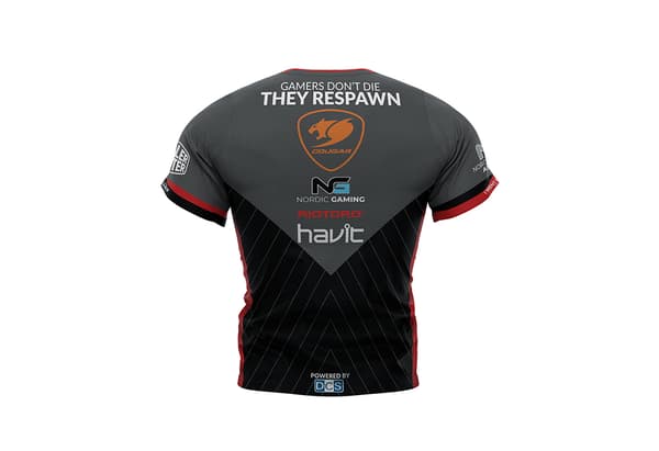 Gaming Jersey Grey DK L grå