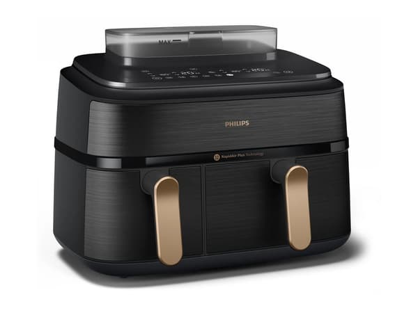 Philips 5000 Series NA552 Dobbelt varmluftssteger 2.75kW svart rustfrit stål svart