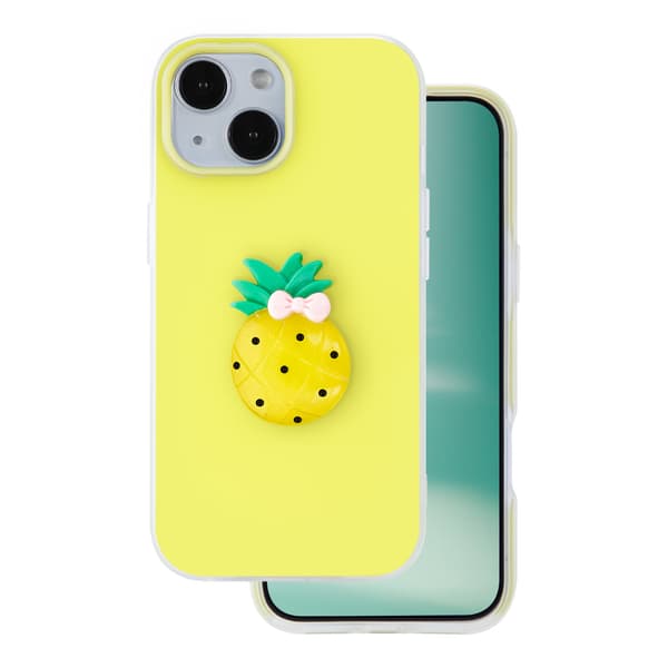 Frukt 2i1 skal för iPhone 11 gul