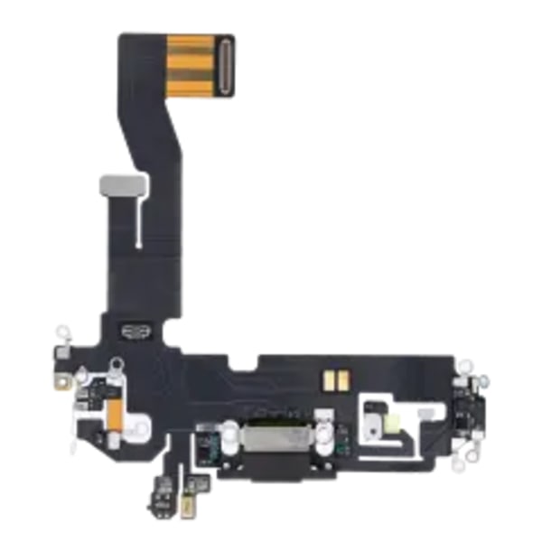 Laddningsport Flexkabel för iPhone 12 / 12 Pro (Eftermarknad Plus) (Grafit)