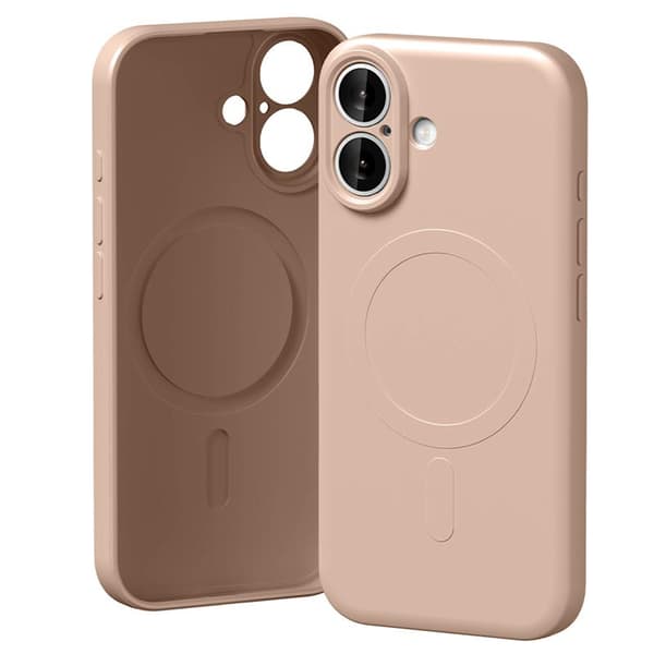 MERCURY HALVSILIKON MAGSAFE IPHONE 17, ROSA SAND rosa