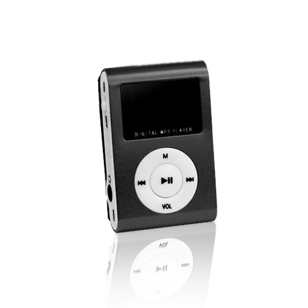 Setty MP3 med LCD + hörlurar svart svart