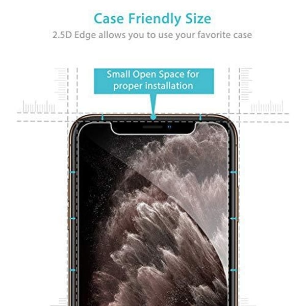 3 st Härdat glas för iphone 11 pro max