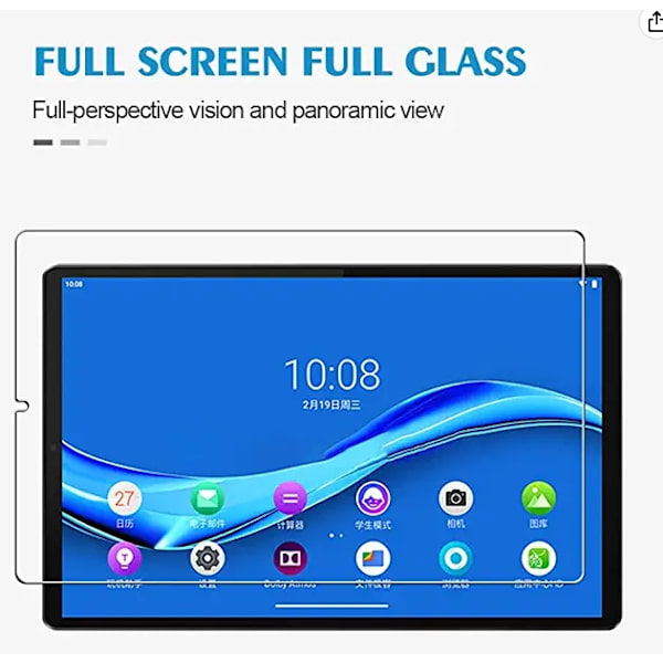 (2-pack) skärmskydd för Lenovo Tab M10 10,1"