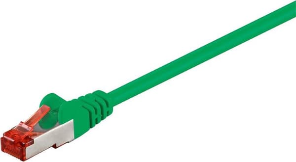 goobay CAT 6 SFTP, PiMF 50cm Patchkabel grön grön