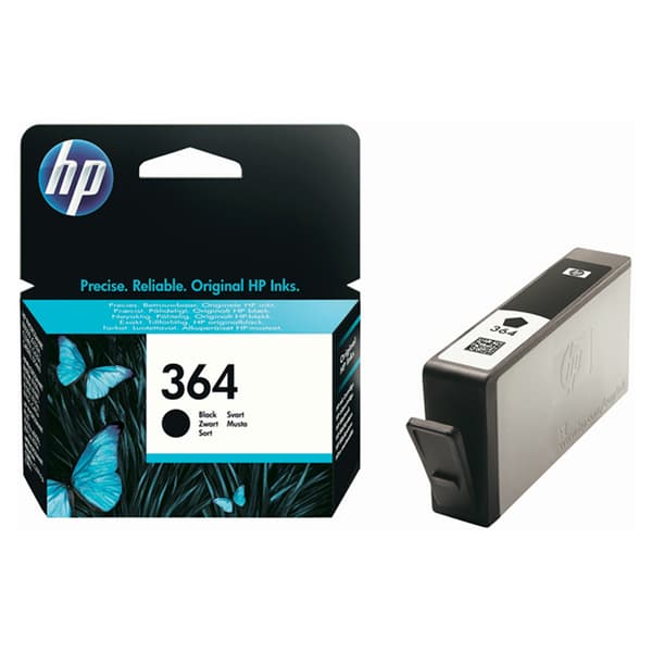 HP 364 svart 250 sidor bläck CB316EE