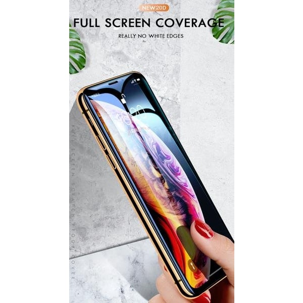 20 D Härdadglas  för Iphone 7|svart kant