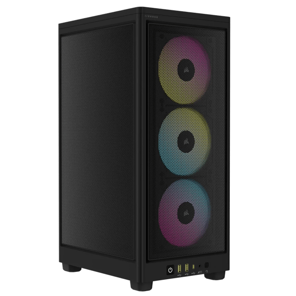 CORSAIR 2000D AIRFLOW Tårn Mini ITX strömförsörjning svart
