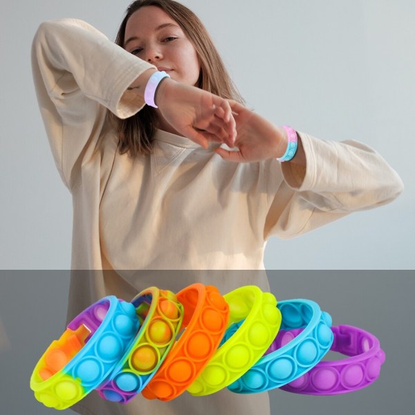 Pop-it Rainbow armband