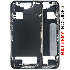 Baksida inklusive batteri för iPhone Air (Äkta OEM) (USA/Kanada-version) (Svart) svart
