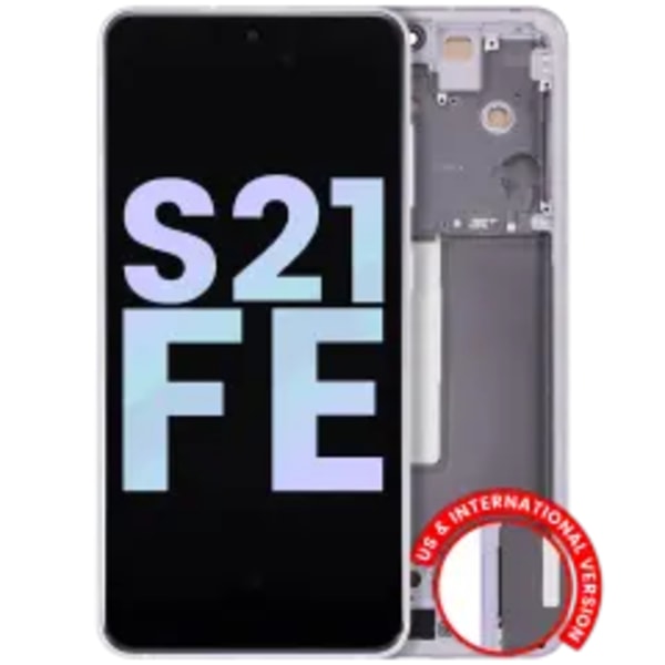 OLED Assembly With Frame For Samsung Galaxy S21 FE 5G (US & International Version) (Service Pack) (Lavender)