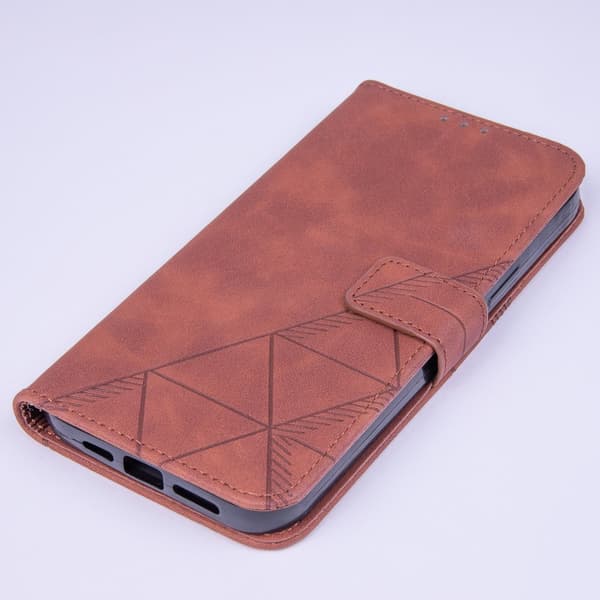 Smart Trendigt Porto Fodral för iPhone 14 6,1" – Brun brun