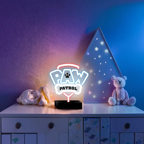 Neon LED on stand Paw Patrol - Logo OW-120146