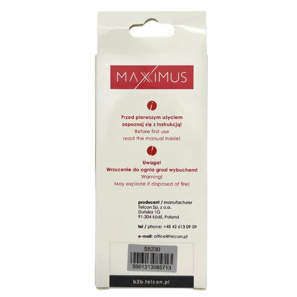 BATTERI MAXXINUS SAMSUNG S5230 1100mAh LI-ION