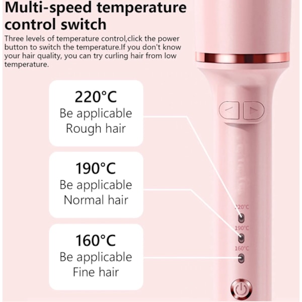 Automatisk hårkrullare vit