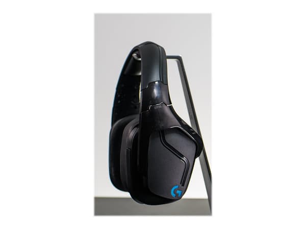 Logitech Gaming Headset G935 trådlös hörlurar svart Blå svart