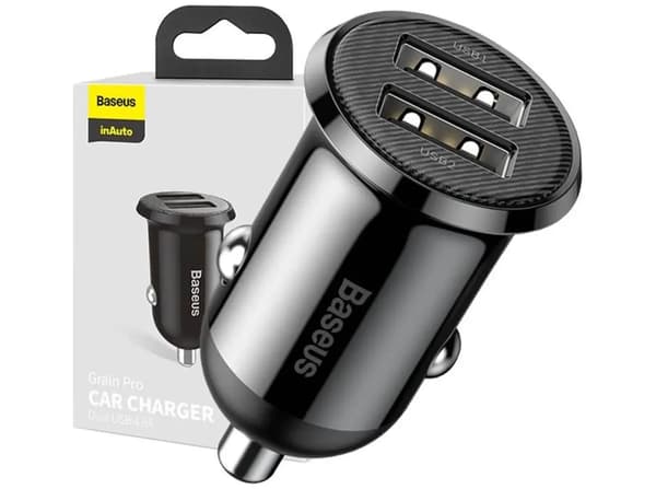 Baseus Gain Pro 2xUSB-A svart