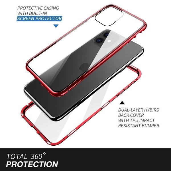 Top kvalitet magnet fodral för din iphone 11|grön
