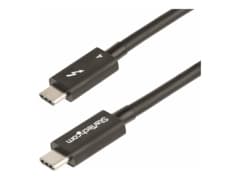 StarTech.com 3ft (1m) Thunderbolt 4 Cable, 40Gbps, 100W Power Delivery, 4K/8K Video, Intel-Certified Thunderbolt Cable - Compatible w/ USB 4/Thunderbo
