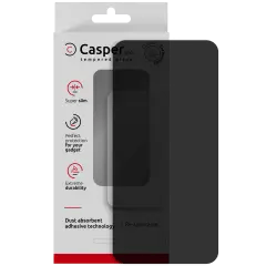Casper Pro Härdat Glas för Samsung Galaxy S25 Plus 5G (Detaljhandelsförpackning) (Sekretess) röd