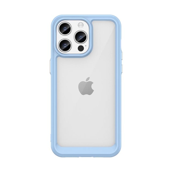 Baksilikon fodral  för iPhone 15 blå blå