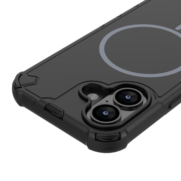 Defender 2in1 Mag-fodral för iPhone 17 6,3\" svart