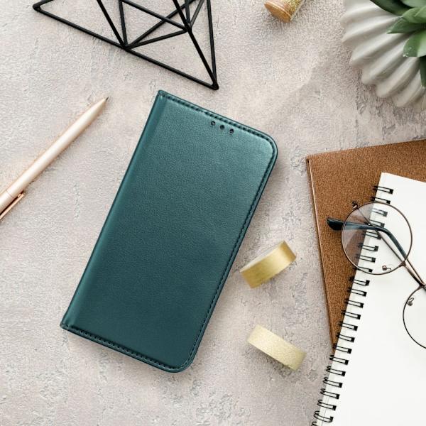 Smart Case Book för REALME C30 mörkgrön