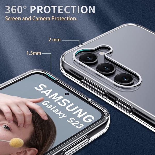 Tunt fodral 1 mm för Samsung Galaxy S23
