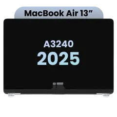 Komplett LCD-skärmmontering för MacBook Air 13\" (A3240) (2025) (Äkta OEM) (Himmelsblå) blå