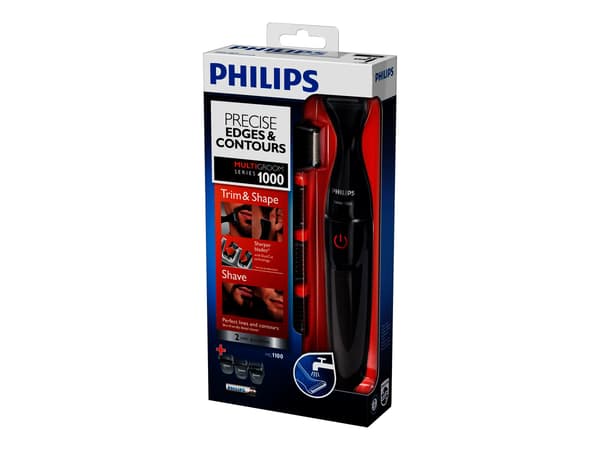 Philips röd/svart Trimmer MG1100