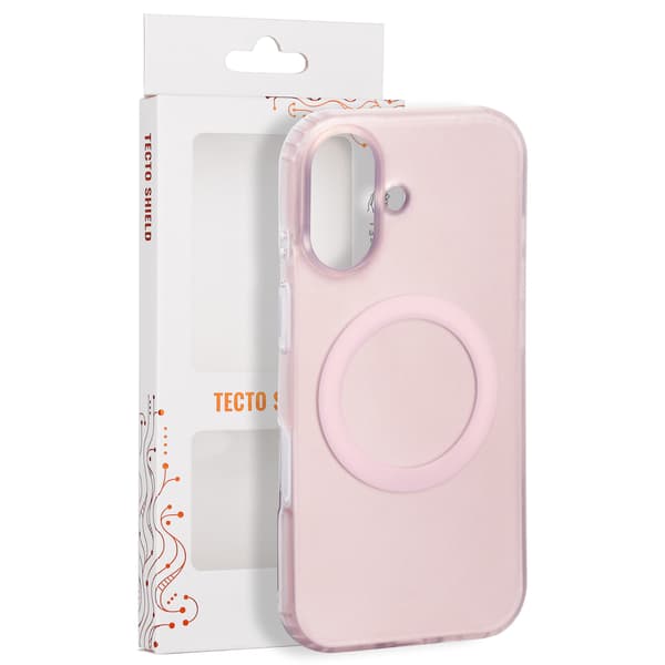 Tecto Shield Mistiq Mag skal för iPhone 17 rosa rosa