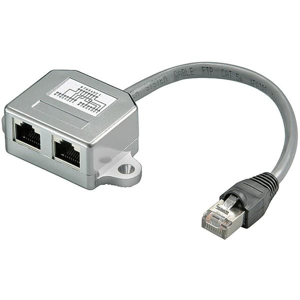goobay CAT 5 15cm nätverk-splitter