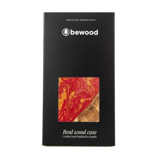 Bewood Unikt fodral för iPhone 15 Plus 6,7\" Neons Paris