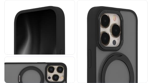 Secure Spinning Mag skal för iPhone 14 Pro svart