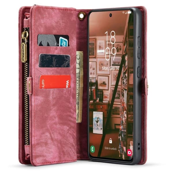 hög kvalitet CaseMe 008 för Samsung S23|röd